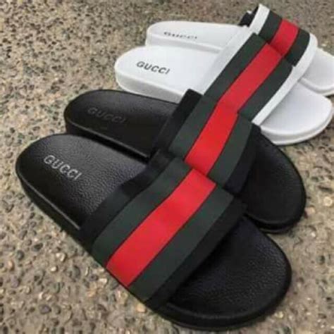 gucci slides and other|fake Gucci slides.